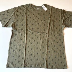 NWT XXL 18 PLUS Old Navy Ikat Cotton Slub Tee T Shirt Husky 44x26 Men’s M or L